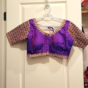 ✨ Ready-to-Wear Saree Blouse ✨ Instant Glam Look ⭐ Elegant & Easy Fit 💃